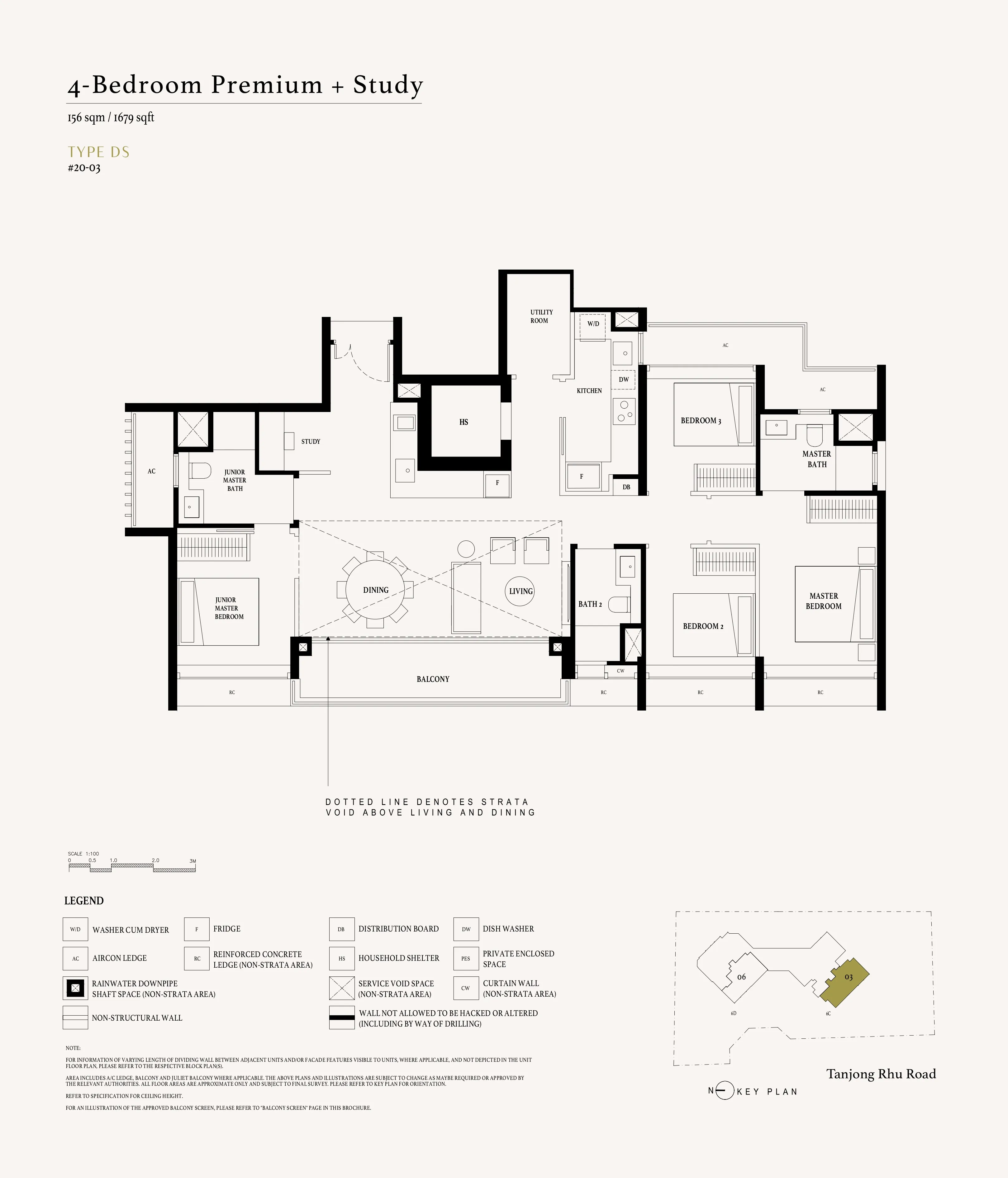 4BR Premium D5 Floor Plan